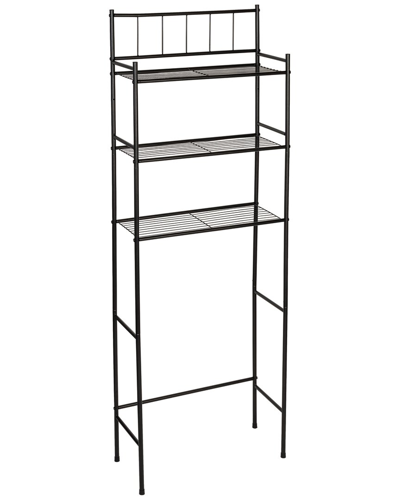 Honey-can-do Over-the-toilet Space Saver Shelving Unit In Black