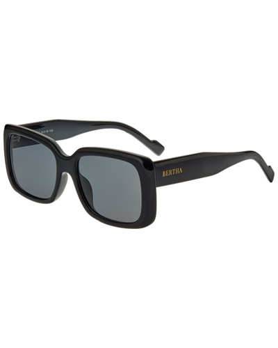 BERTHA BERTHA WOMEN'S BRSBR052C1 55MM POLARIZED SUNGLASSES