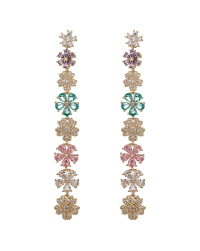 Eye Candy La Cz Emily Daisy Earrings