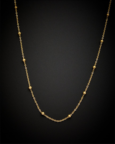 Italian Gold 14k  Station Necklace
