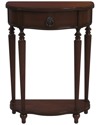 BUTLER BUTLER SPECIALTY COMPANY ASHBY DEMILUNE CONSOLE TABLE WITH STORAGE
