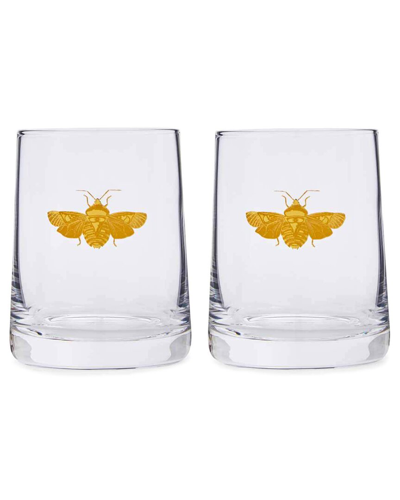 Spode Creatures Of Curiosity Dof Glasses (set Of 2) In Multicolor