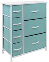 Sorbus 7-drawers Chest Dresser In Blue