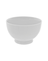 TEN STRAWBERRY STREET TEN STRAWBERRY STREET SET OF 6 CLASSIC WHITE FOOTED RICE BOWL