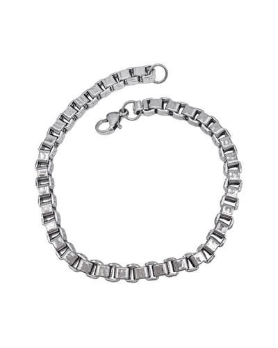 Adornia Stainless Steel Box Chain Bracelet