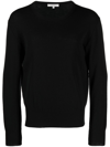 LEMAIRE BLACK SEAMLESS WOOL SWEATER