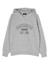 Dsquared2 Logo-print Cotton Hoodie In Grey