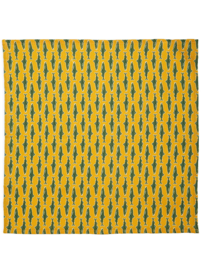 La Doublej X Passalacqua Como Fish Napkin (set Of Two) In Yellow