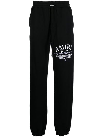 Amiri Logo Printed Drawstring Sweatpants In Multicolor