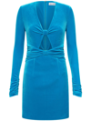 Rebecca Vallance Bernadette Mini Dress Blue In Blue