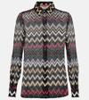 Missoni Zigzag-pattern Long-sleeved Shirt In Multicoloured