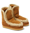 MOU SHEARLING-LINED SUEDE BOOTS