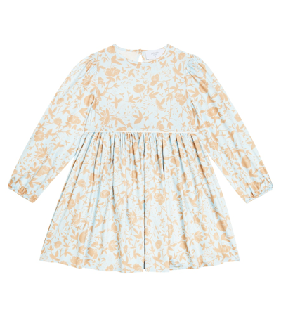 Paade Mode Kids' Floral Dress In Blue