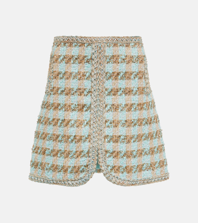 Giambattista Valli High-rise Tweed Miniskirt In Multicoloured