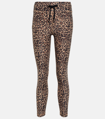 The Upside Ryker Leopard-print Leggings In Brown