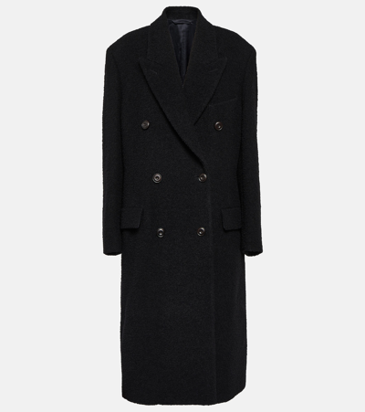 Acne Studios Wool-blend Coat In 900 Black
