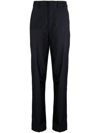 DUNHILL PINSTRIPE TAPERED-LEG TROUSERS