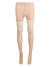 Wolford Control Dots Tights In Neutrals