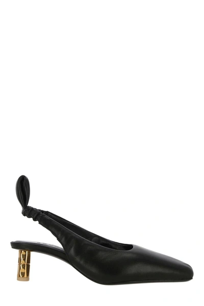 Boyy Nappa Leather Puffy Slingback Pumps In Black