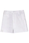 Dondup Cotton Short Shorts In Denim