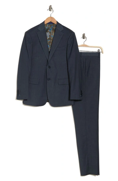 English Laundry Trim Fit Two-button Suit In Blue