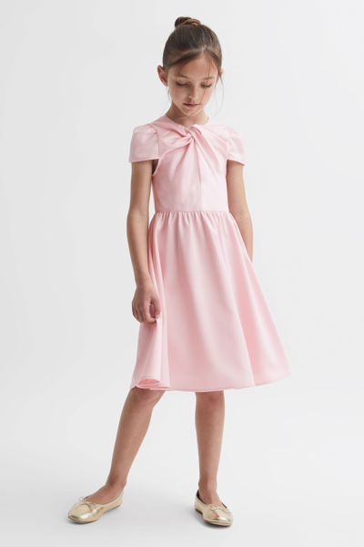 Reiss Babies' Maria - Pink Senior Knot Detail Dress, Uk 13-14 Yrs