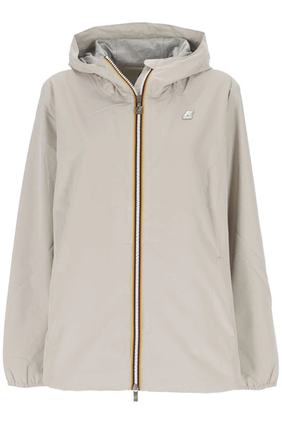 K-way Jacket  Woman Color Sand In Beige Lt
