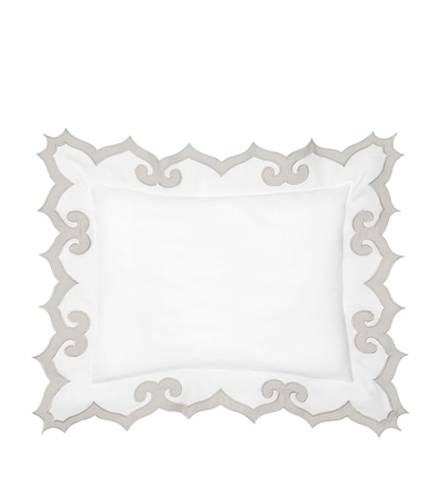 Pratesi Marrakesh Boudoir Sham (30cm X 40cm) In Silver