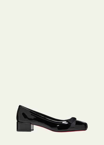 Christian Louboutin Mamaflirt Flat In Black