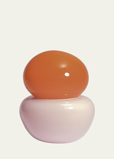 Helle Mardahl Bonbonniere Decorative Container In Grapefruit  Milky Rose