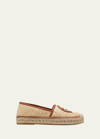 GUCCI ADELA GG RAFFIA ESPADRILLES