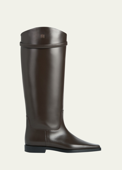 Totême The Riding Boot In Braun