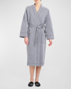 Natori Quilted Infinity Jacquard Robe In Heather Grey