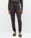 Barefoot Dreams Cropped Butter Fleece Joggers In Carbon