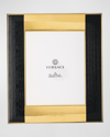 Versace Vhf11 Picture Frame, 8" X 10" In Gold/black
