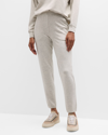 Barefoot Dreams Cropped Butter Fleece Joggers In He Cream