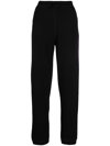 GANNI EMBROIDERED-LOGO TRACK trousers