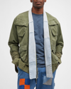 GREG LAUREN MEN'S JUNGLE SHAWL JACKET