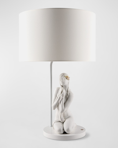 Lladrò Inner Peace Table Lamp In White