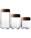 Mepra Set Of 3 Urano Canisters