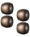 Mepra Set Of 4 Plutone Napkin Rings
