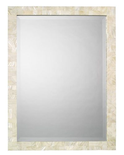 Jamie Young Rectangle Mirror In Cream