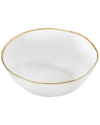 Alice Pazkus Clear Dessert Bowl In Gold