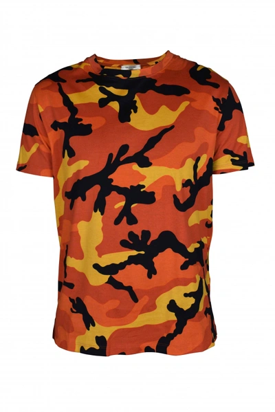 Valentino T-shirt In Orange