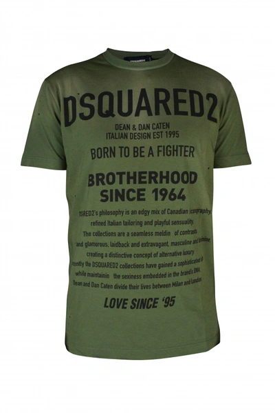 Dsquared2 T-shirt In Yellow