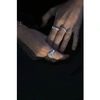 HANNAH BOURN SILVER SIZE O THE OCEAN RING