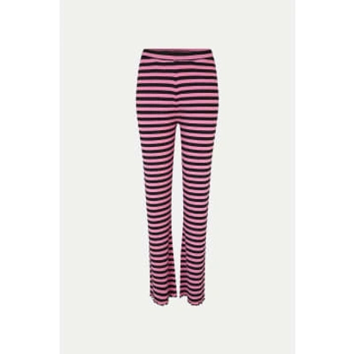 Mads Norgaard Stripe Begonia Pink 5x5 Lonnie Pants