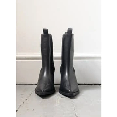 Day Birger Black Leather George Piston Boots