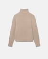 Stella Mccartney Rib-knit Regenerated Cashmere Cape Jumper In Oat