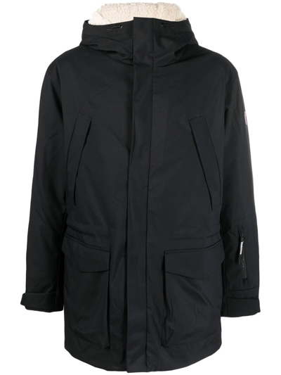 Rossignol Logo-patch Parka In Black